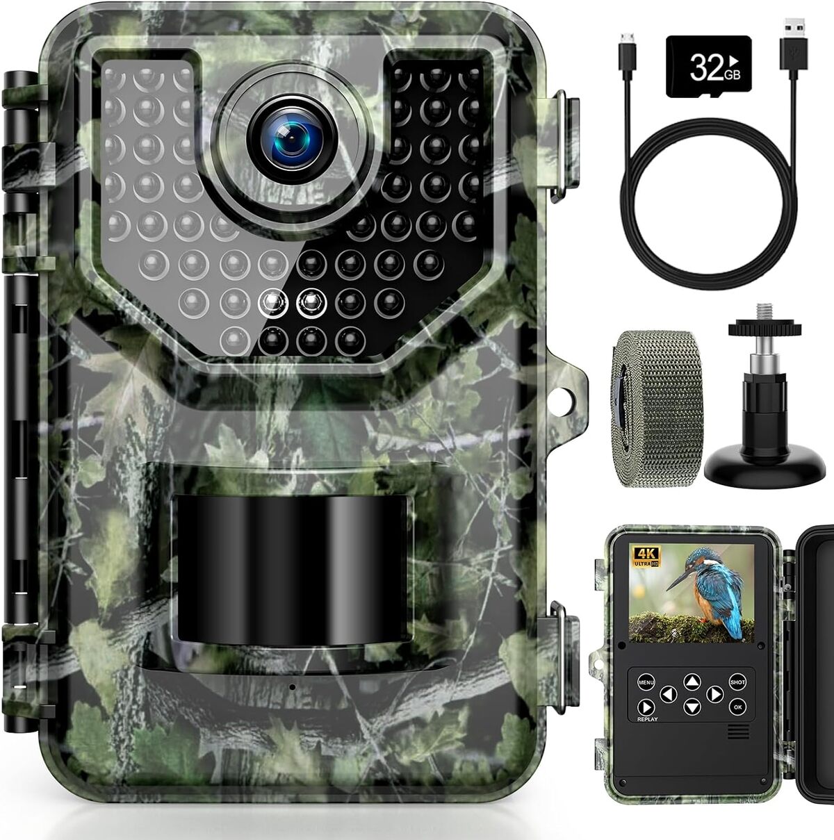 Caméra de Chasse 4K : vision Nocturne et Réactivité Ultime