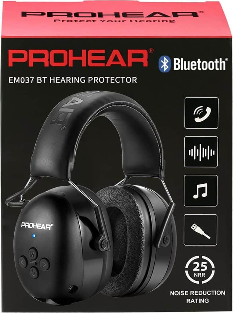 Test Casque Anti Bruit PROHEAR 037 : musique et Protection Rechargeable