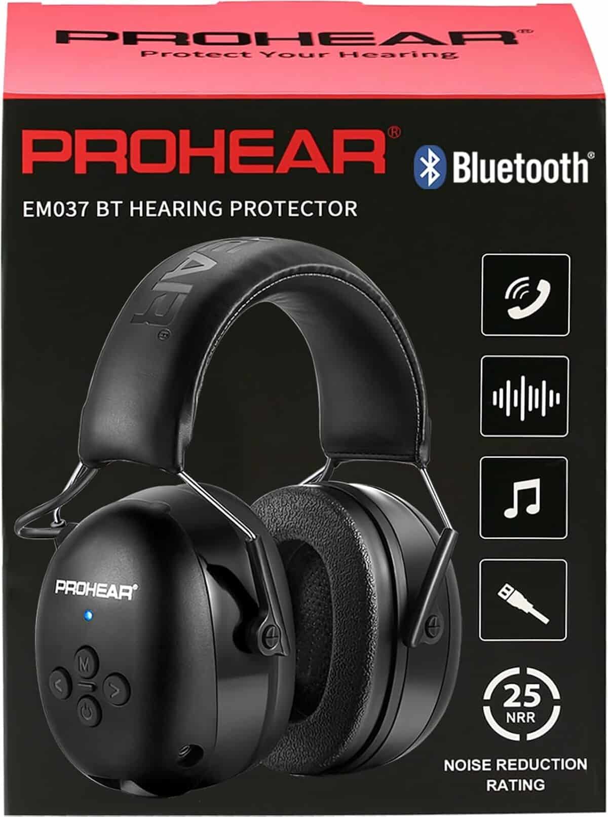 Test Casque Anti Bruit PROHEAR 037 : musique et Protection Rechargeable