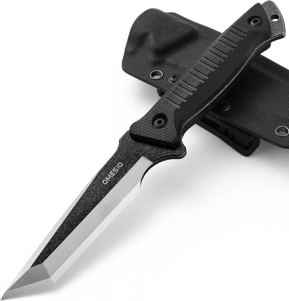 Test Couteau Omesio Tanto: survie et Chasse avec Fourreau Kydex