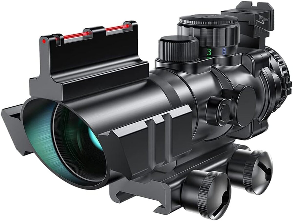 Test Paike 4x32 : lunette de visée multicolore & point rouge en fibre