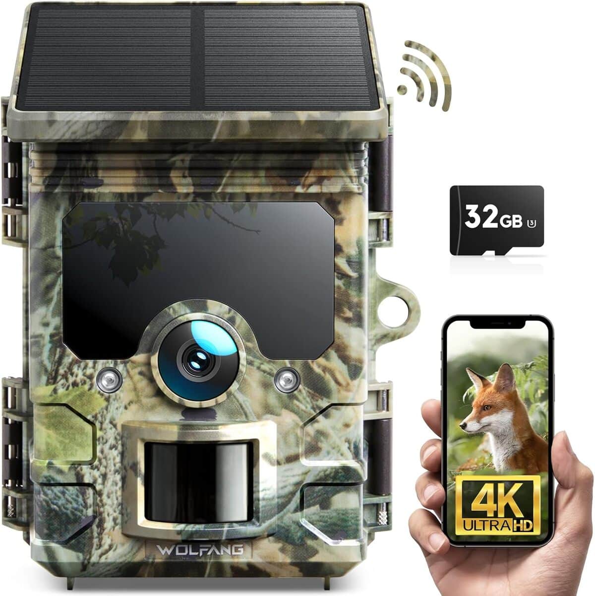 Test WOLFANG Caméra de Chasse 4K : performance et Autonomie Solaire
