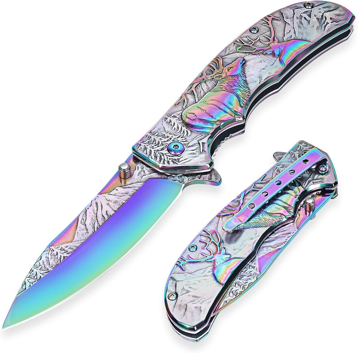 Test YiMai Couteau Pliant : survie et Randonnée en Couleur