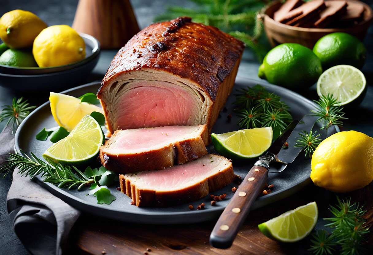 Recette de sanglier au pain d'épices et sauce citron vert