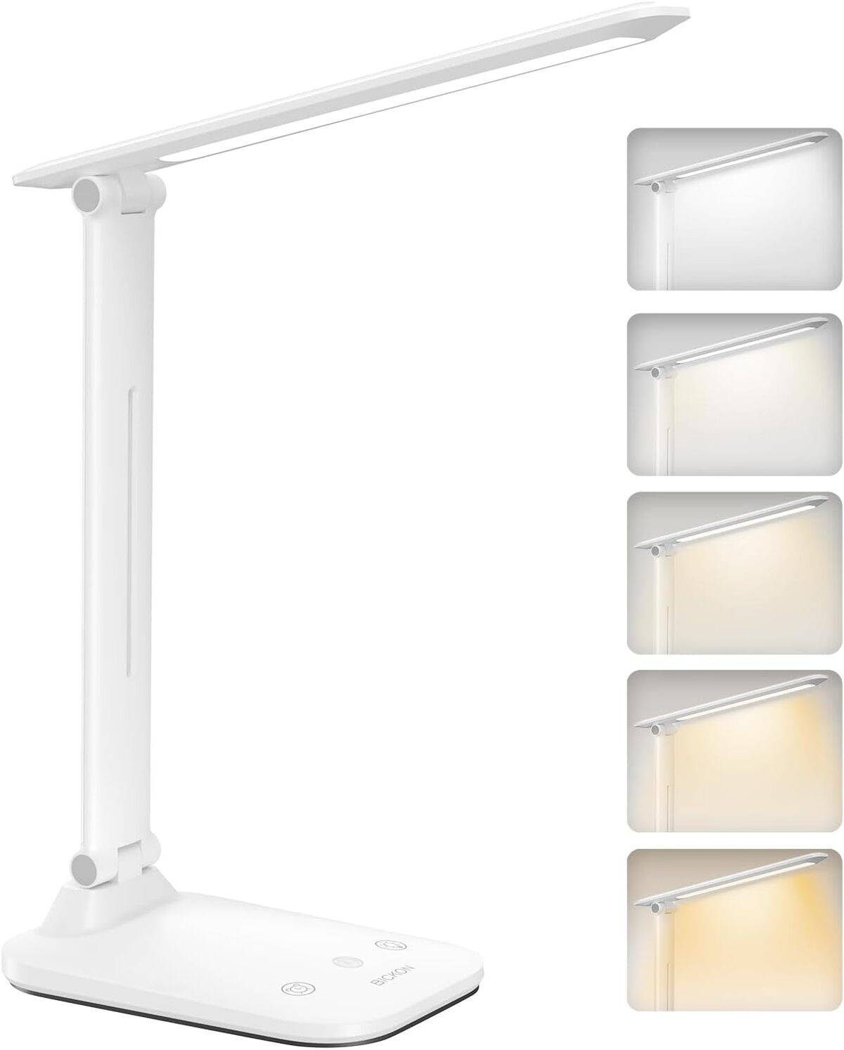Test de la Lampe BICKON LED : modes d'éclairage, luminosité et Confort Visuel