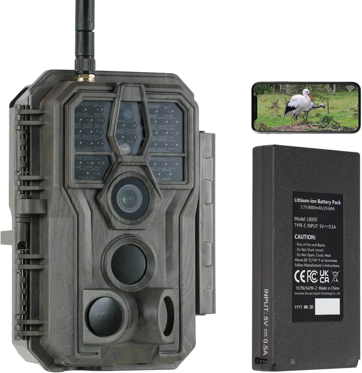 Test GardePro E8P : caméra de Chasse Wi-Fi 64MP Nocturne et Autonome