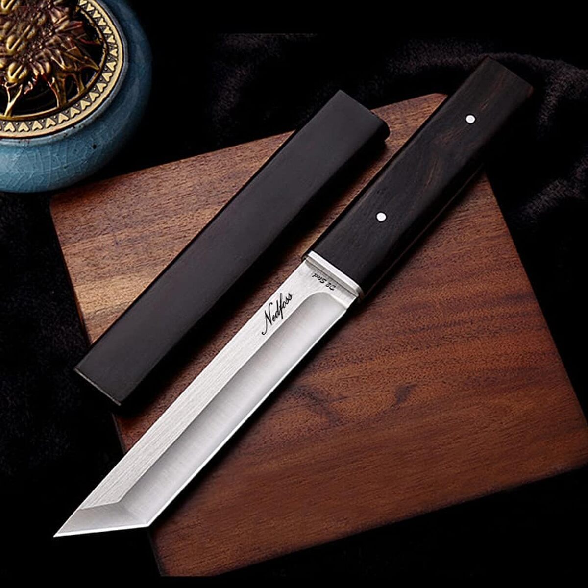 Test NedFoss Songtian Tanto : couteau de Chasse Japonais Polyvalent