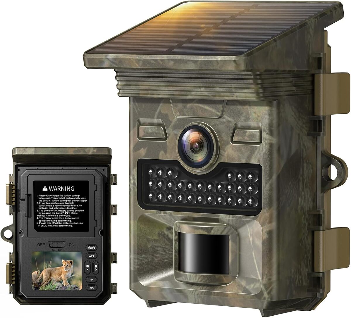 Test VOOPEAK : camera de Chasse Solaire 4K et Nocturne Étanche