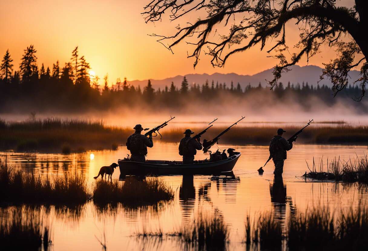 Chasse aux canards dans le Nordouest