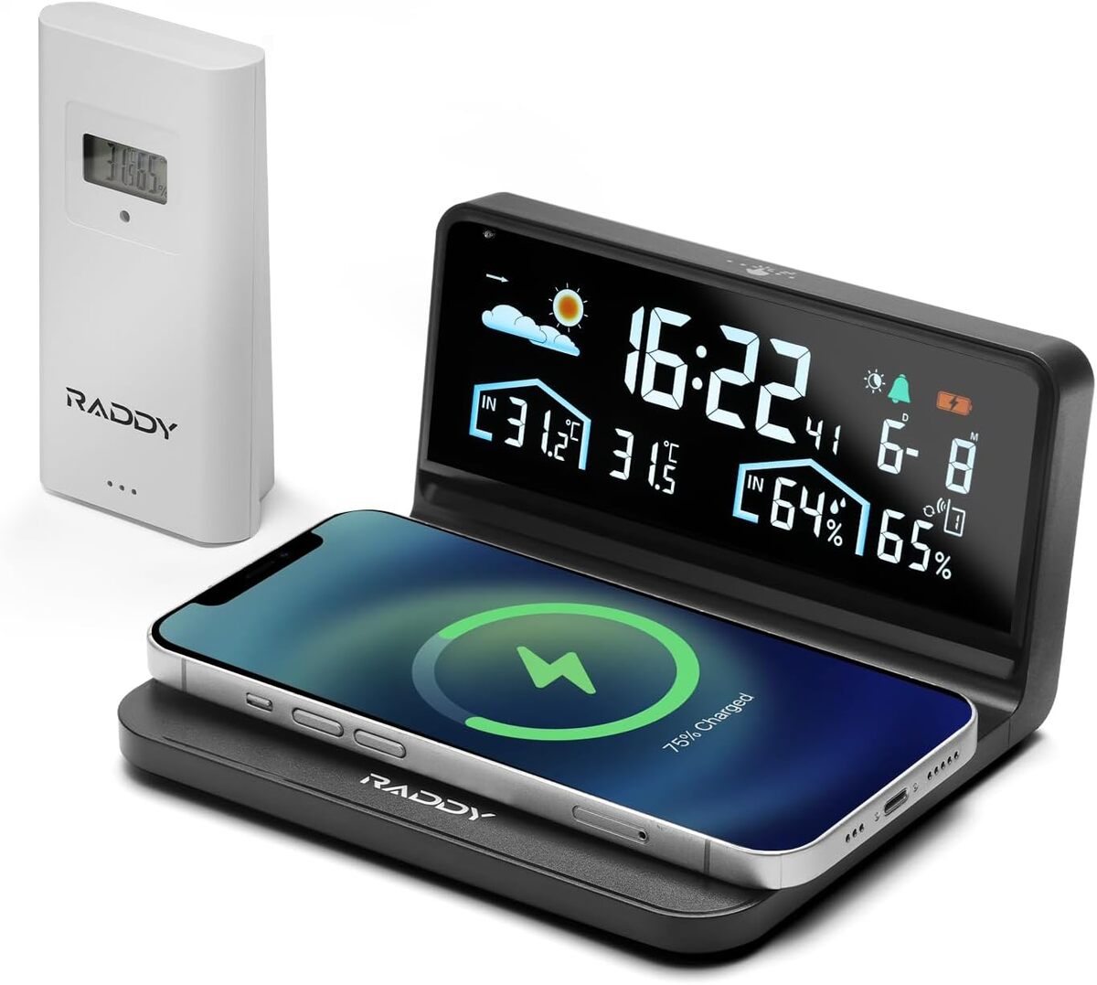 Station météo Raddy DT5-W : charge QI et prévisions au banc d'essai