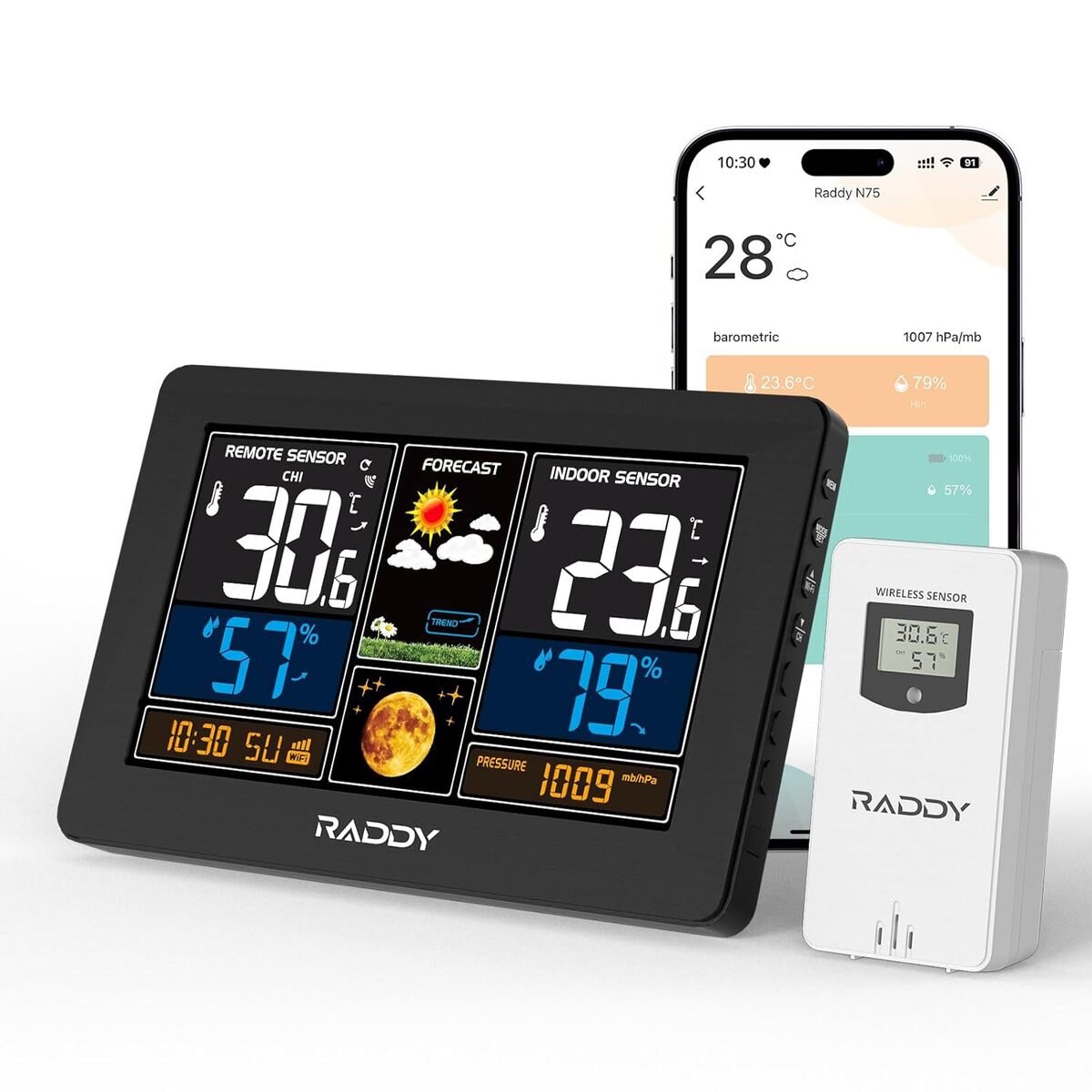 Test Raddy N75: votre météo connectée à portée de main