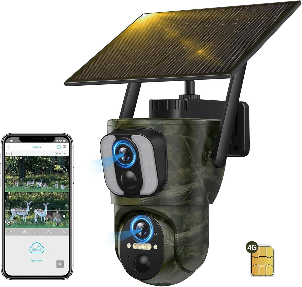 Test VOOPEAK 4G LTE : caméra de Chasse Solaire HD avec Vision Nocturne et Transmission Directe