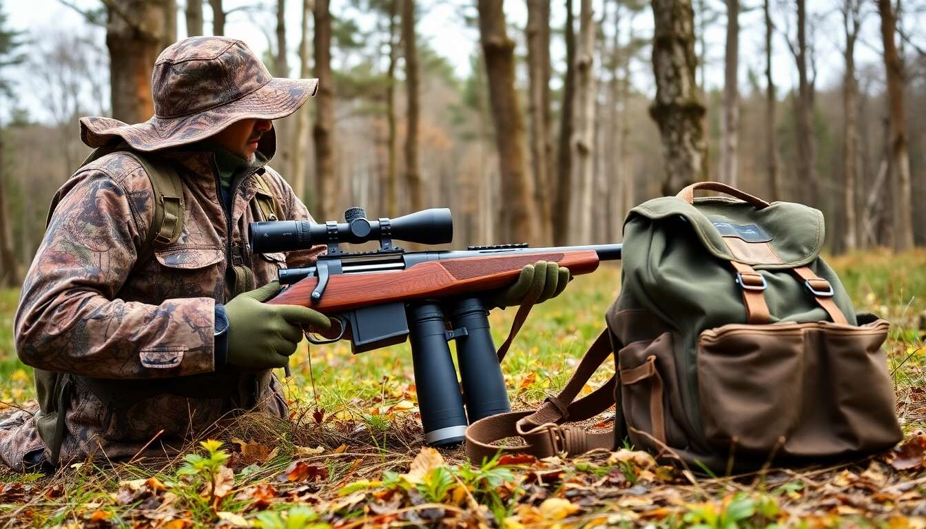 Matériel essentiel pour chasser le chevreuil