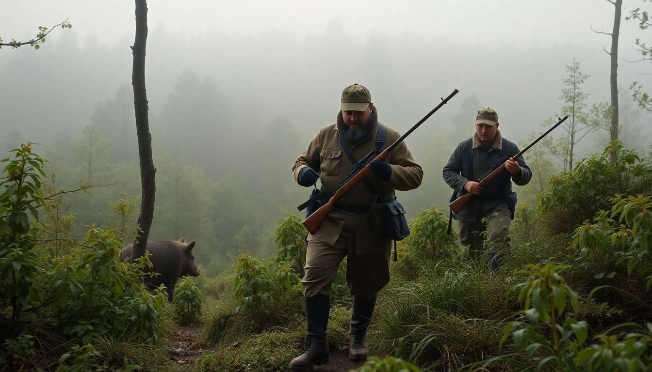 Chasse aux sangliers en Normandie