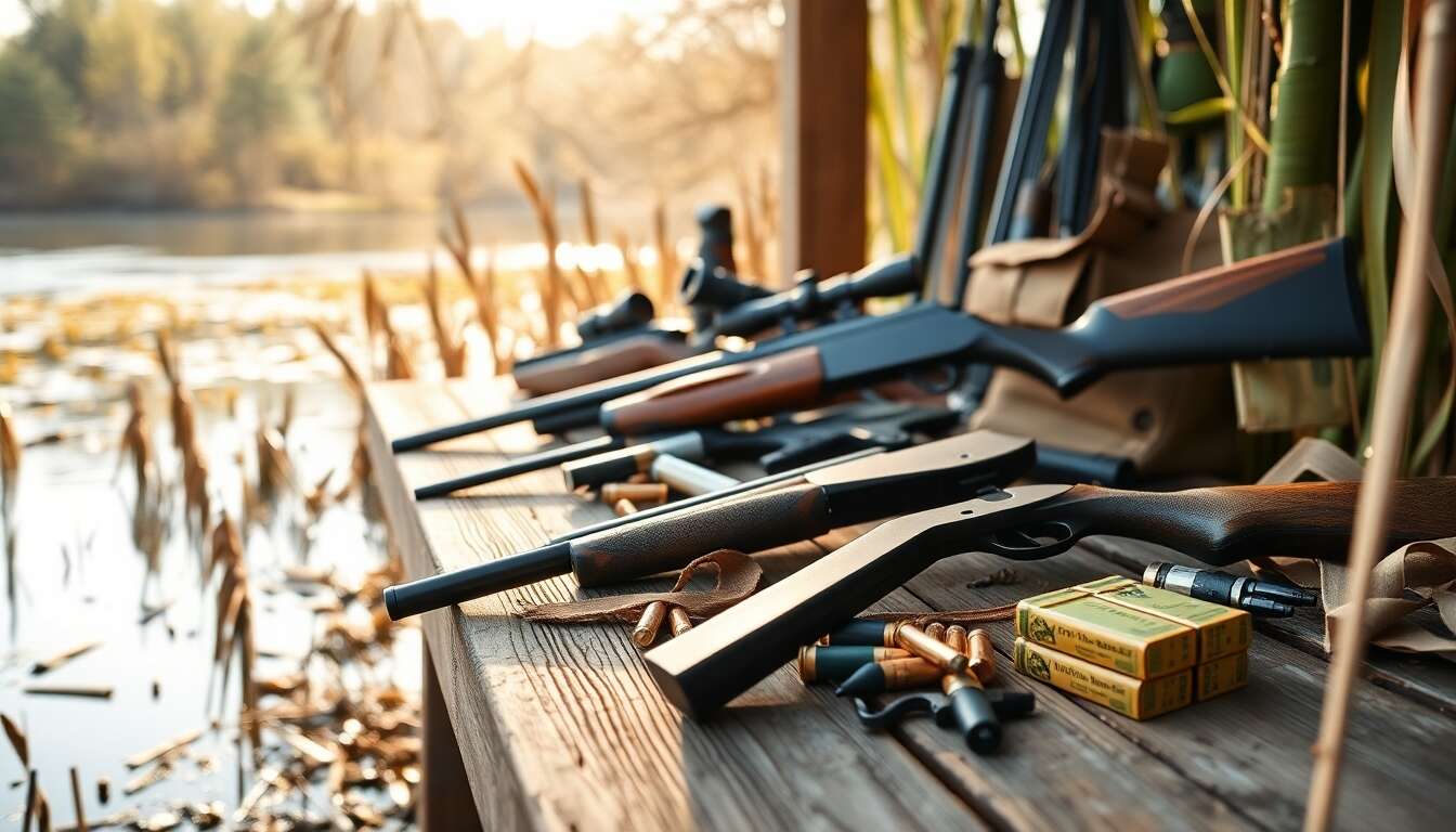 Les armes et munitions adaptées à la chasse aux canards