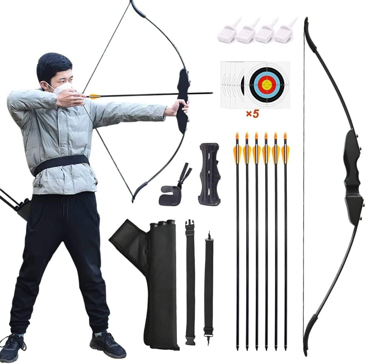 Test : arc recurve Runzkzy Arc Recurve pour débutants