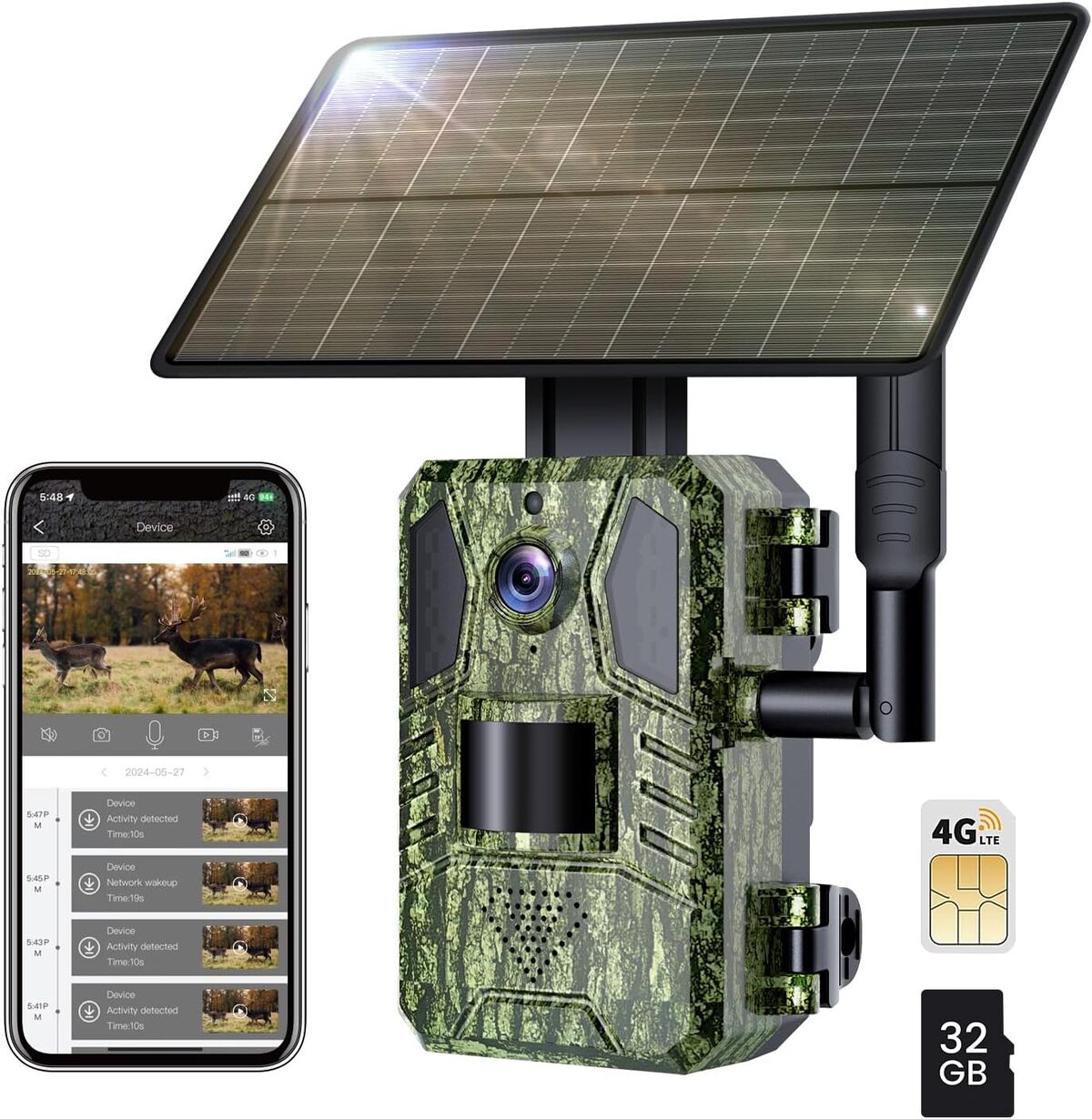 Test : xTU Camera de Chasse 4G solaire 2.5K