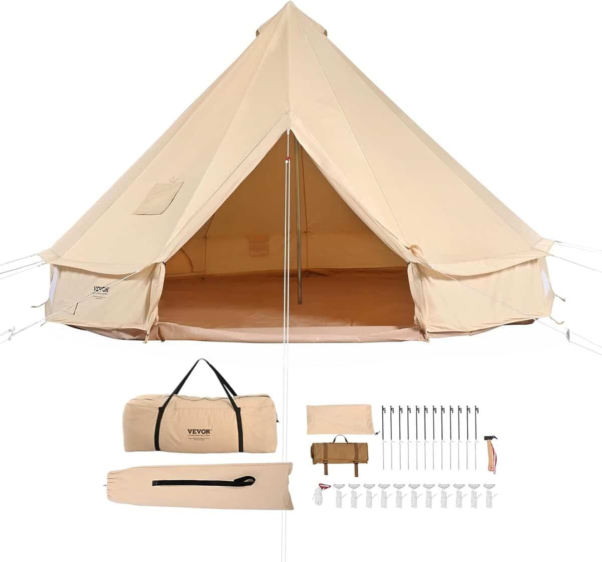 Vevor tente cloche : test d'une yourte pour le camping en famille