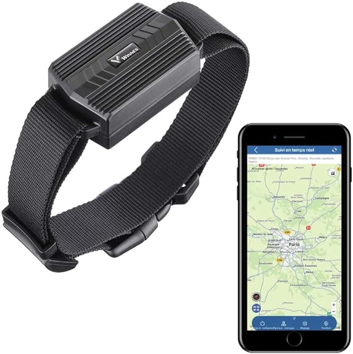 Test collier GPS Traceur TK935 pour chien et bétail
