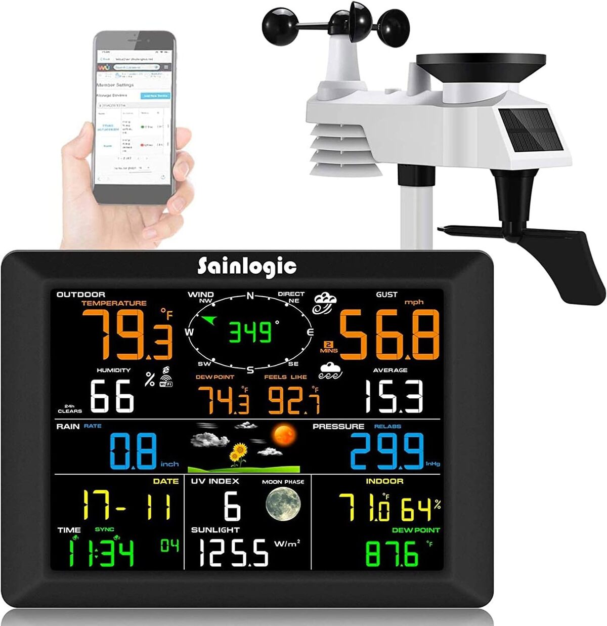 Test station météo Sainlogic : analyse complète du modèle WiFi sans fil