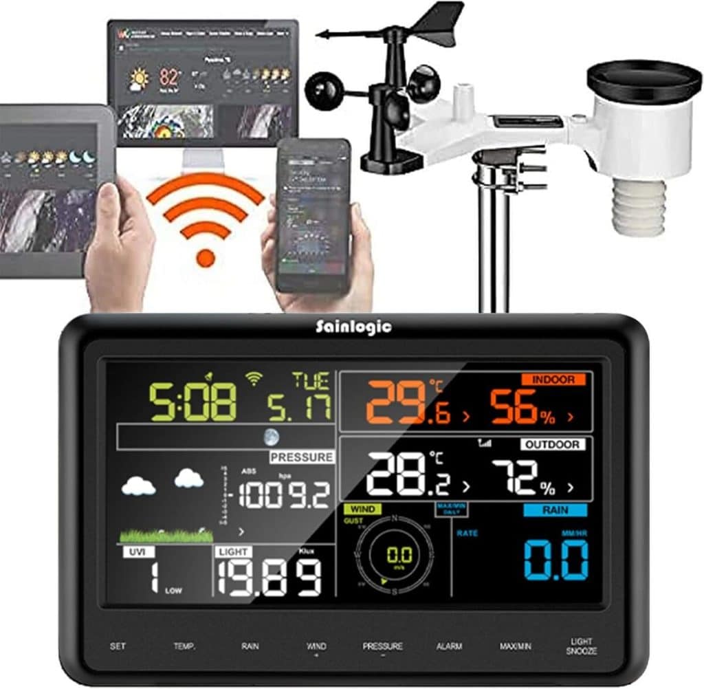 Test : station météo professionnelle Sainlogic sans fil