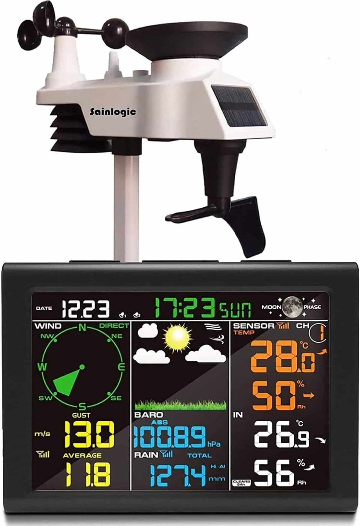 Test : station météo sans fil 8 en 1 Sainlogic