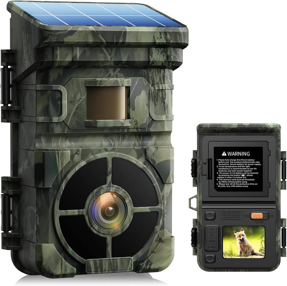 Test : vOOPEAK camera de chasse solaire 4K UHD 48MP