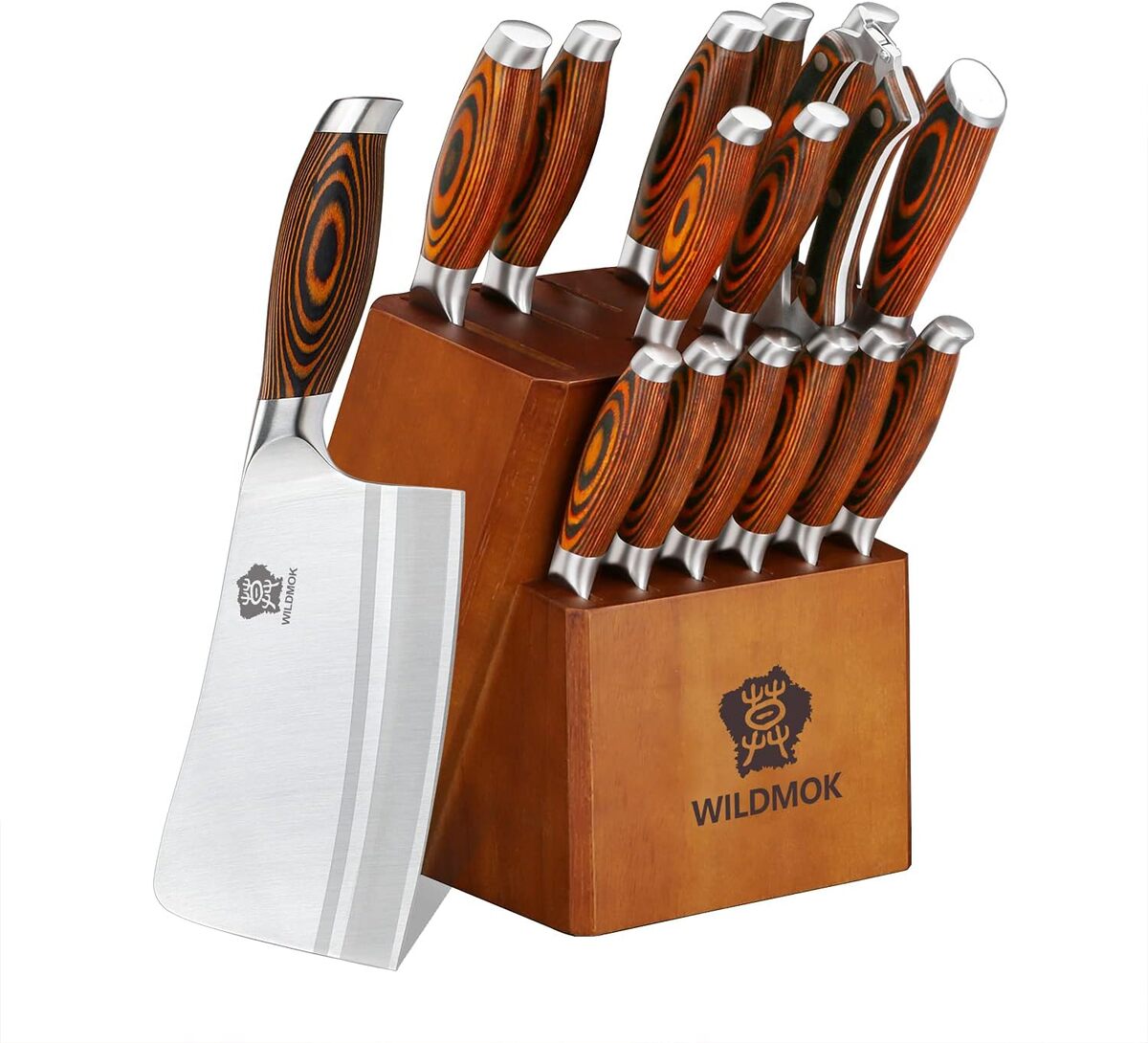 Test : ensemble de couteaux WILDMOK 17 pièces pour cuisine professionnelle