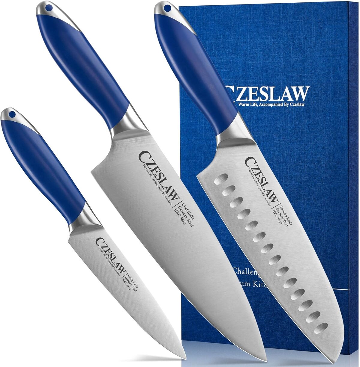 Test des couteaux Czeslaw : acier allemand, design japonais