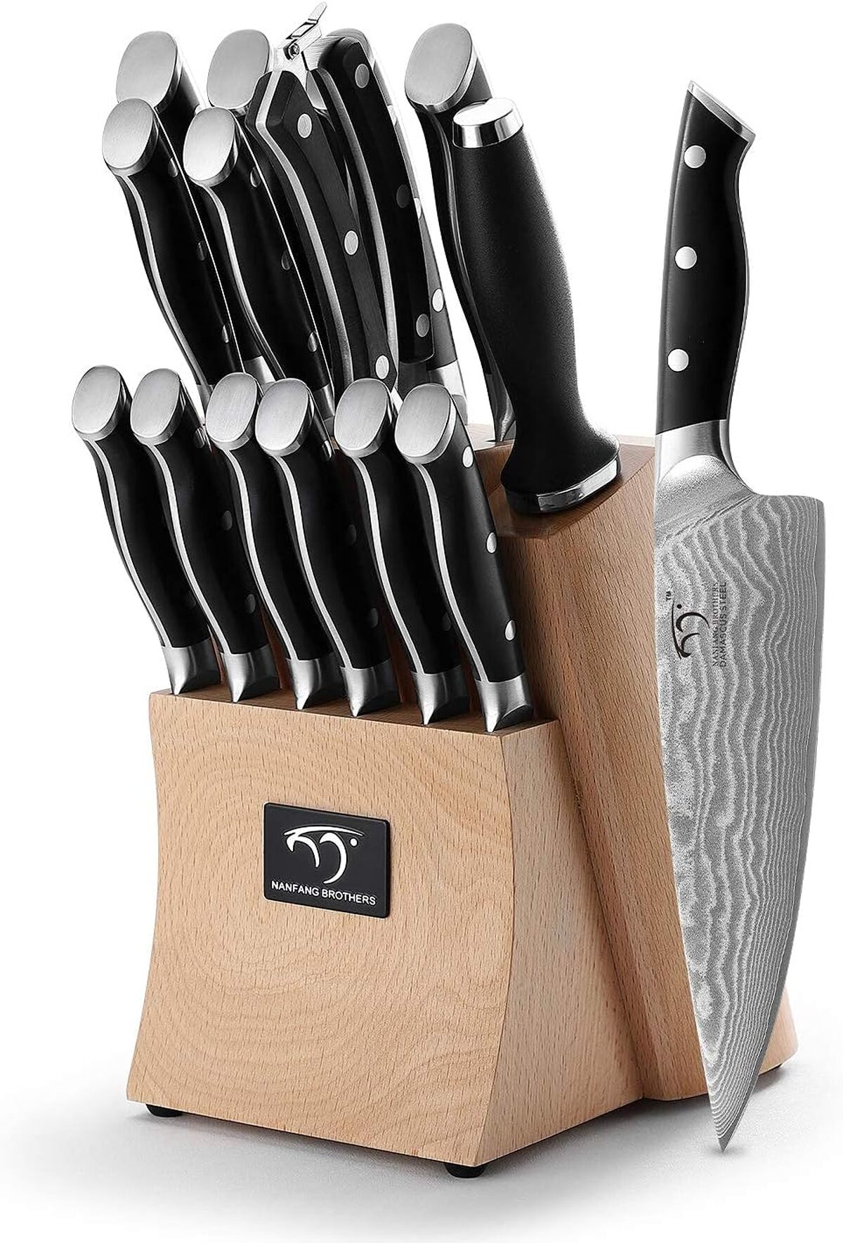Test du bloc de couteaux Damas : l'ensemble ultime pour chefs