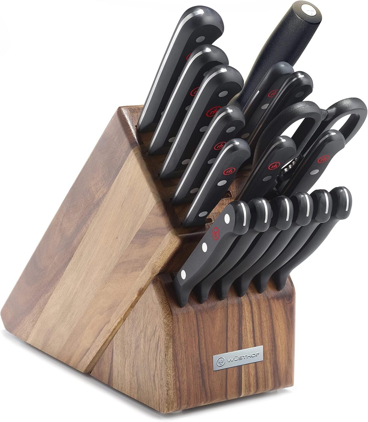 Test du bloc de couteaux Wusthof Gourmet 18 pièces en acacia