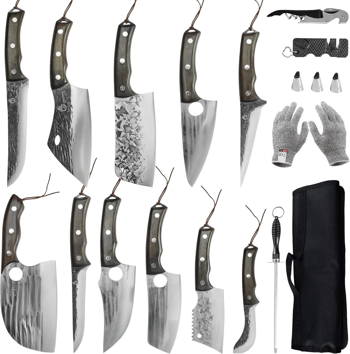 Test du lot de 17 couteaux Fullhi Metzger Chef : polyvalence et performance