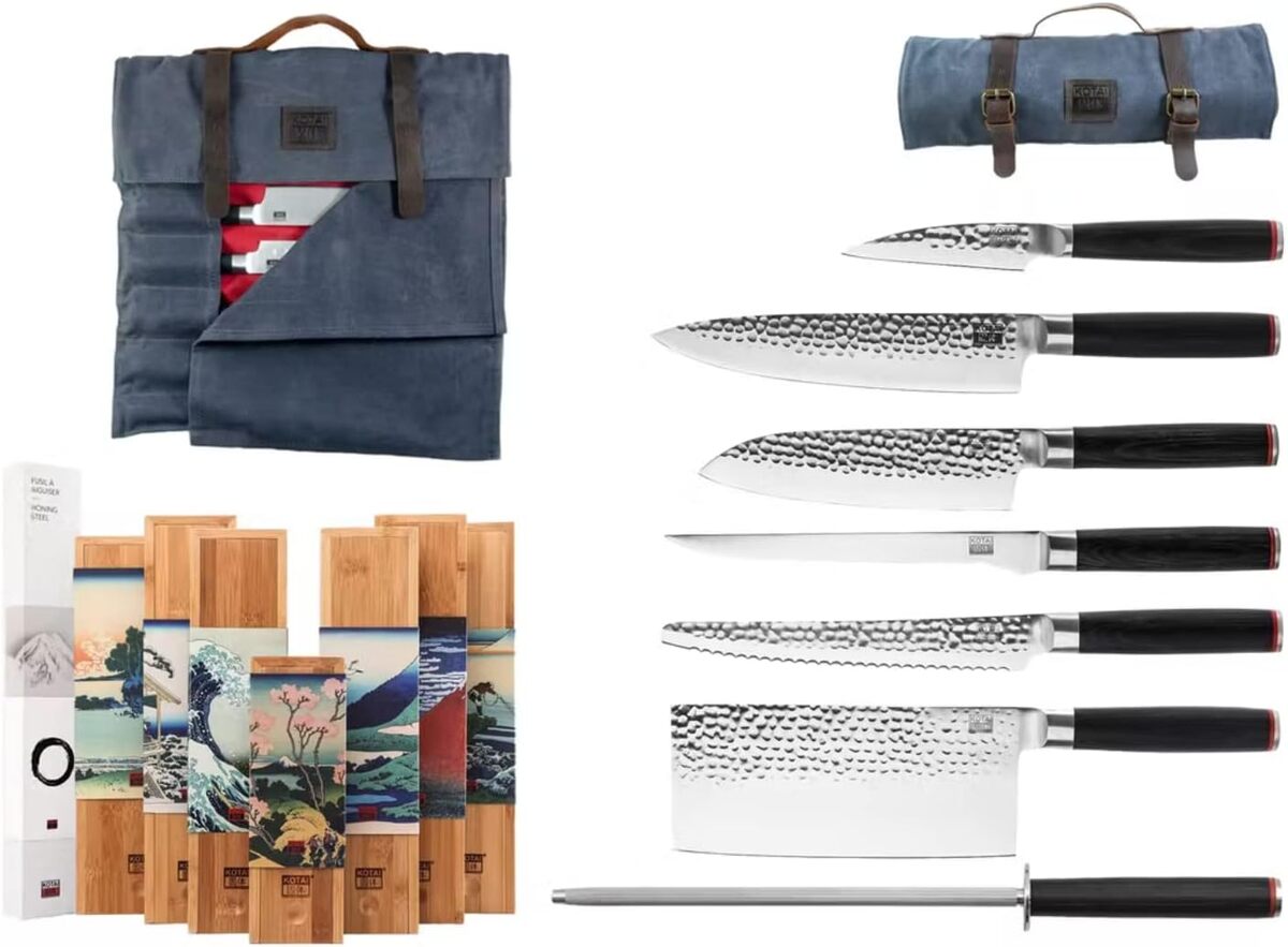 Test du set de couteaux nomade 8 pièces : efficacité et praticité