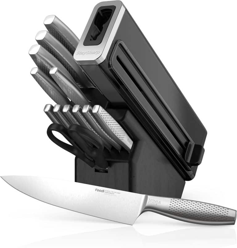 Test : ninja StaySharp, set de couteaux en acier inoxydable avec bloc ...