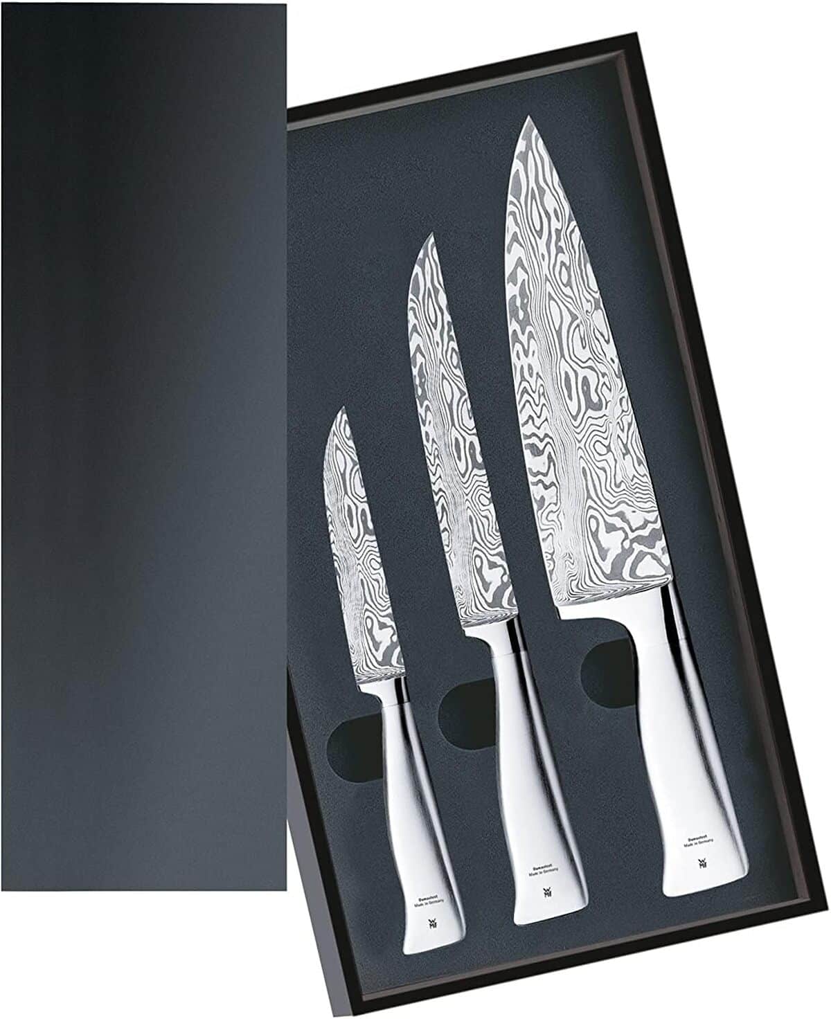 Test : wMF Grand Gourmet, l'ensemble de couteaux en acier damas