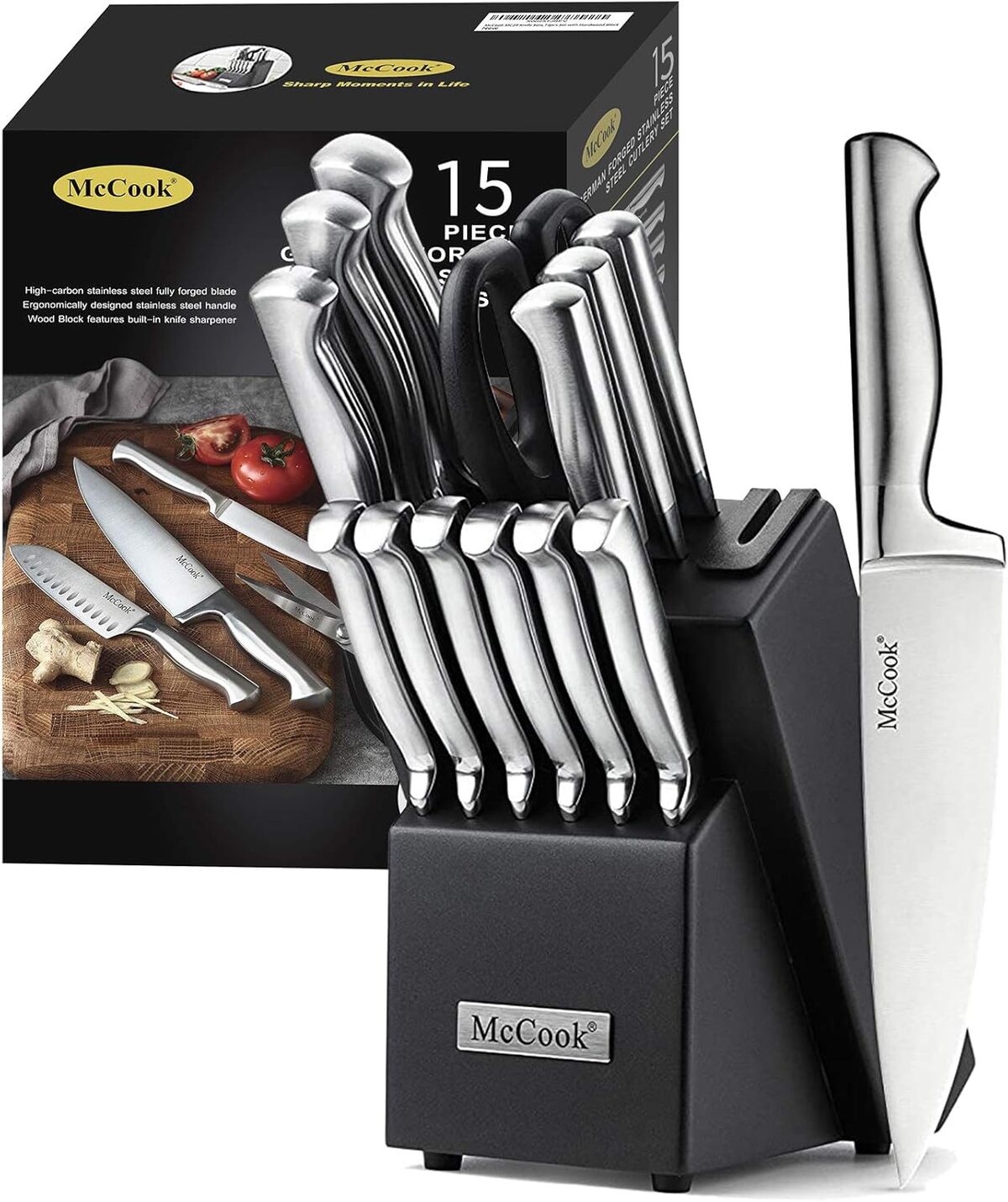 Test : couteaux McCook en titane doré