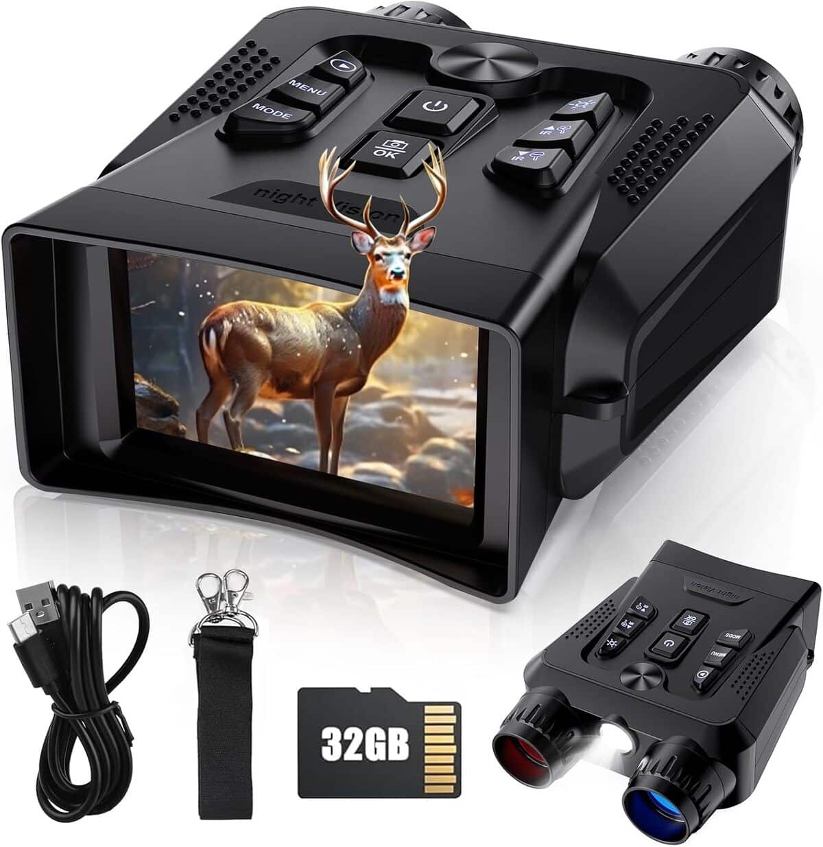 Test : hittymoon lunettes de vision nocturne 4K avec écran HD