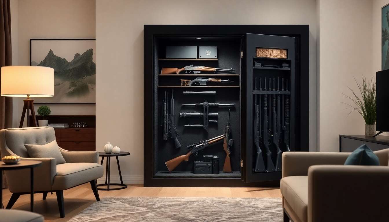 Comment stocker ses armes en sécurité chez soi ?