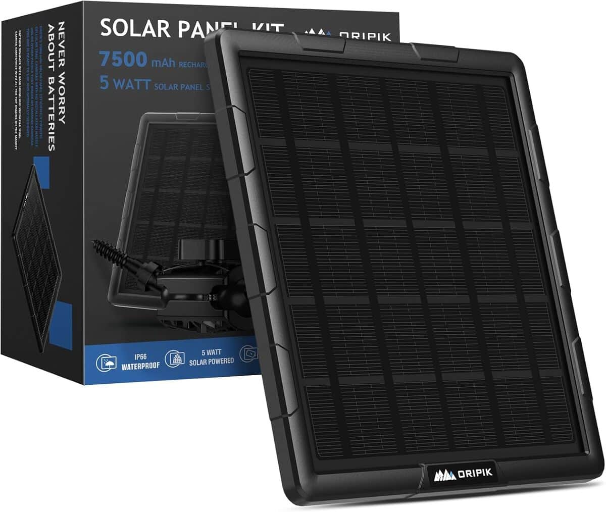 Test : panneau solaire 12 V USB-C 7500 mAh pour caméra de chasse