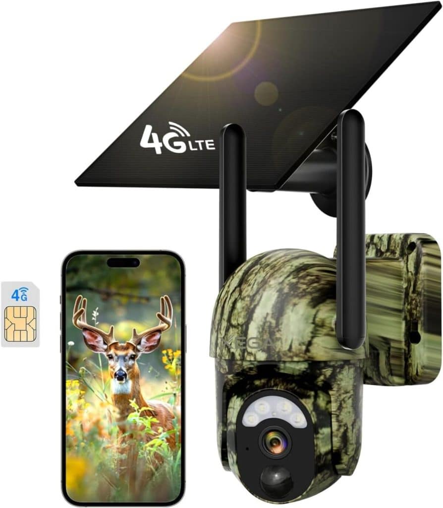 Test de la caméra 4G solaire autonome extérieure 2K HD