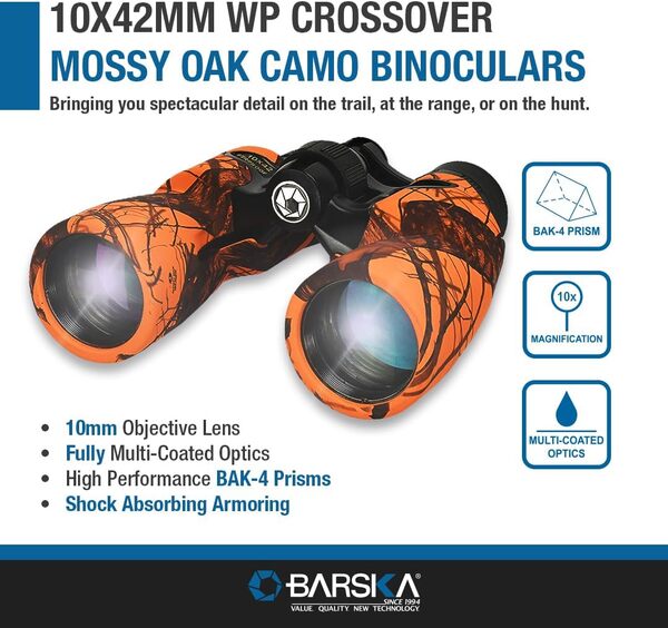 Barska AB13437 Jumelles de Chasse à optiques Unisexes, Multicolores, Taille Unique