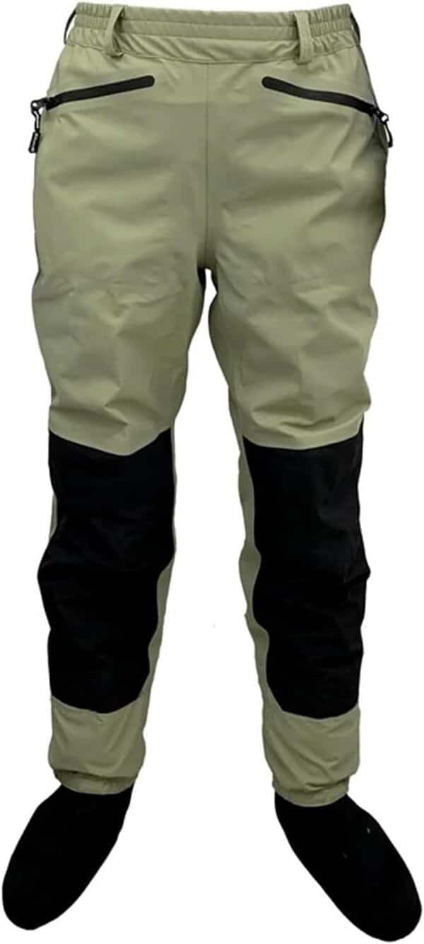 JMORCO Waders Cuissardes à 3 Couches Respirantes et imperméables for la pêche à la Mouche, Pantalon Haut, Pantalon de Chasse Durable(L)