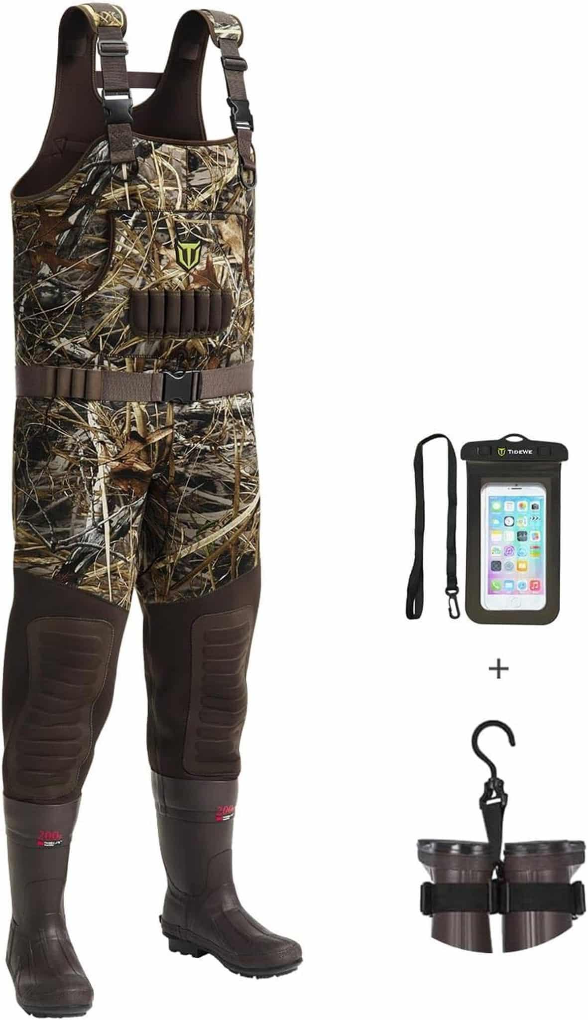 Test des cuissardes de chasse TIDEWE : imperméabilité et isolation