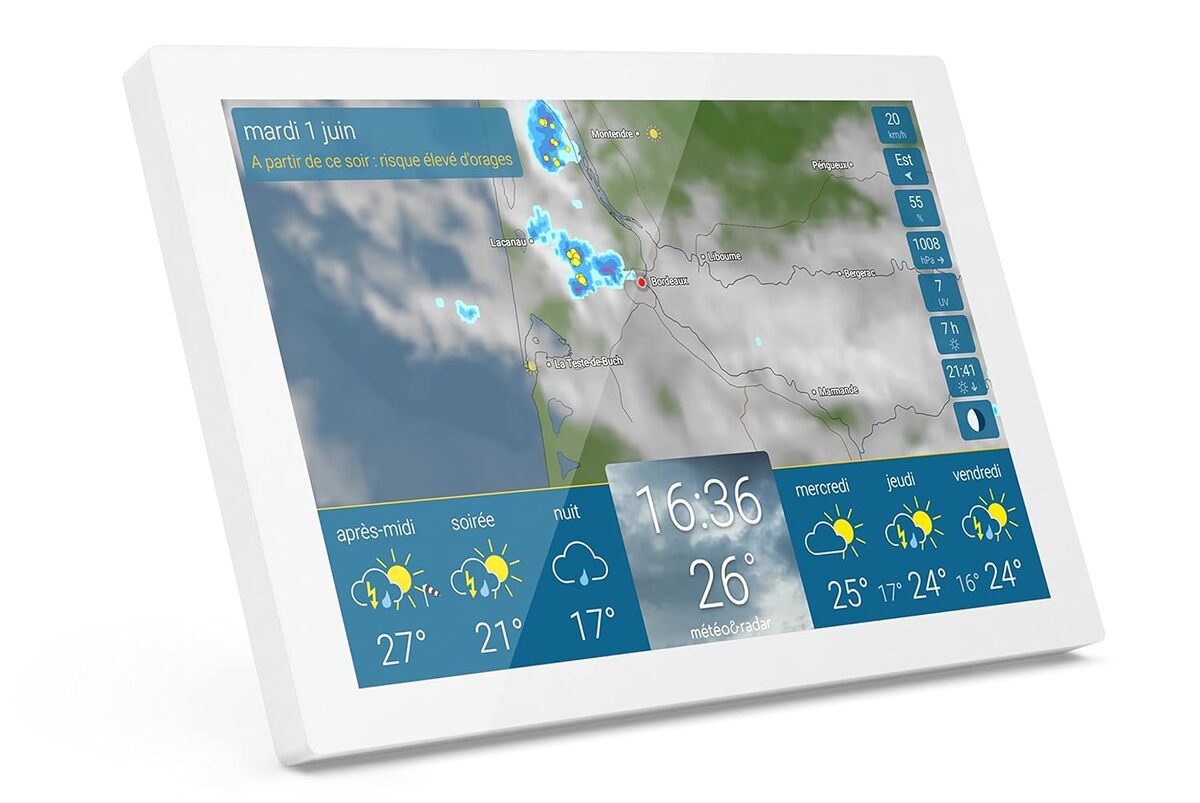 Essai : station météo WiFi pour l'intérieur météo et radar maison