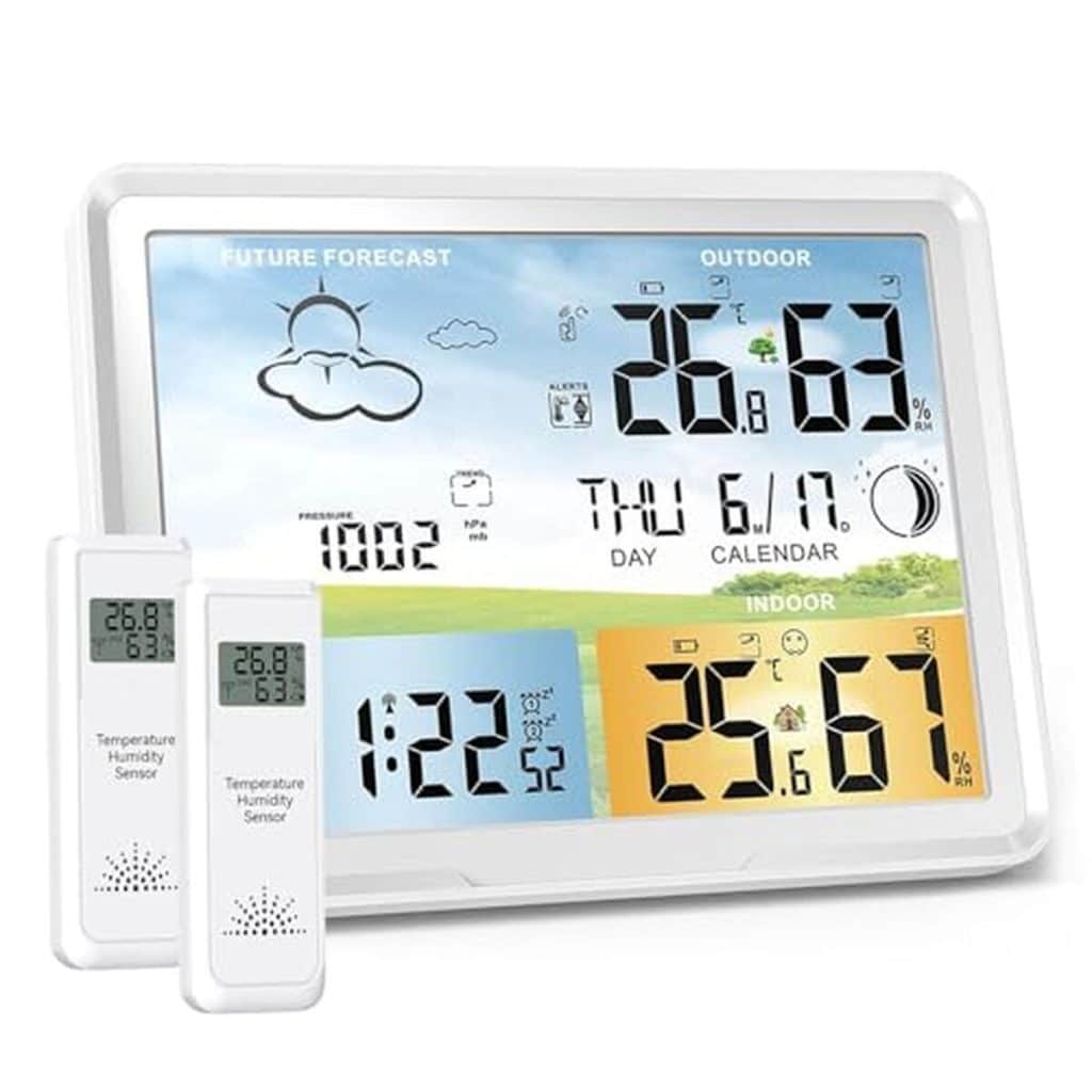 Test de la station météo sans fil : précision et design coloré