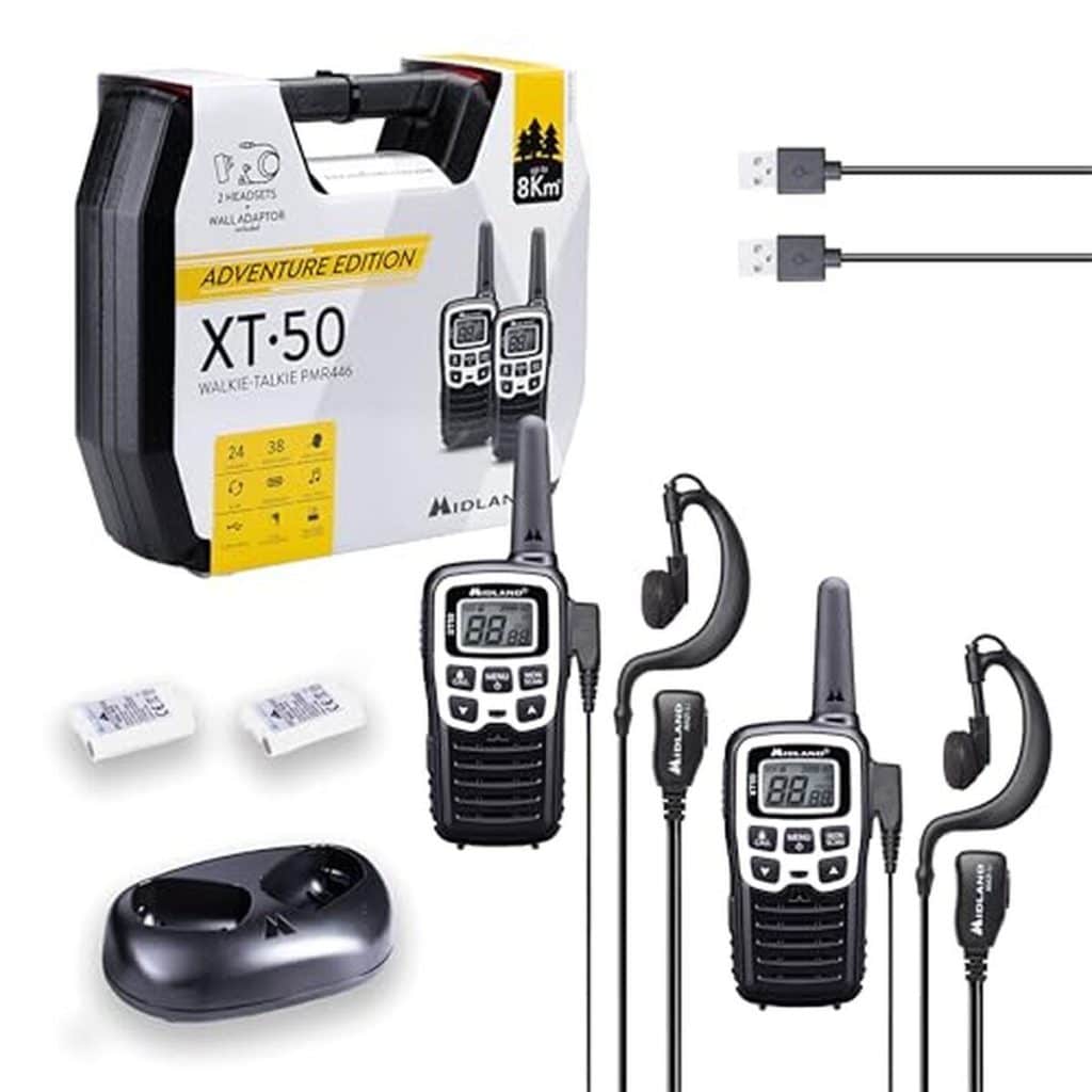 Test : midland XT50 talkie-walkie 8 km autonomie 12 h