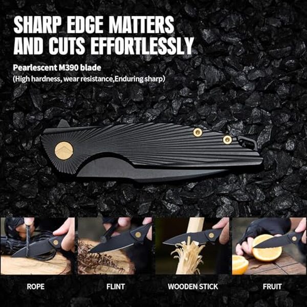 Découvrez pourquoi le couteau pliant FerraMonster M390 est l'outil indispensable pour vos expéditions en plein air : robustesse, praticité et design innovant au rendez-vous