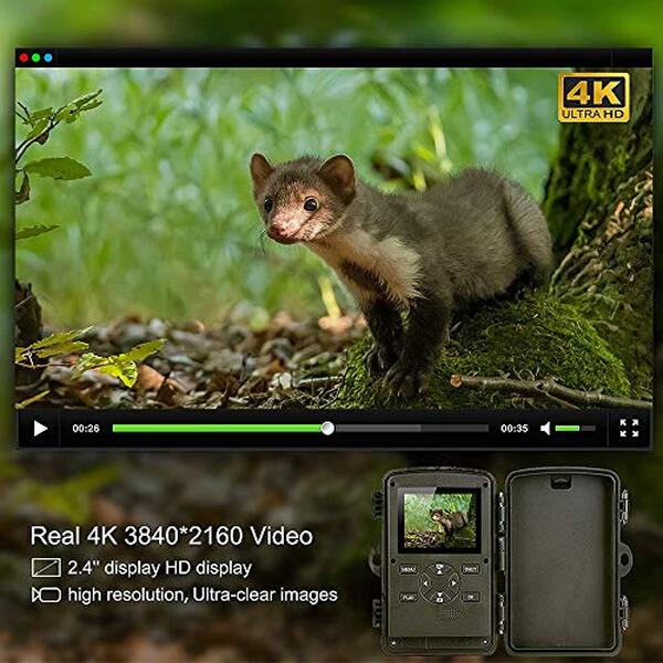 Découvrez l'efficacité de la caméra de chasse Starlight 4K 20MP 120° : une analyse détaillée de ses performances et fonctionnalités pour les passionnés de nature et de surveillance en extérieur.