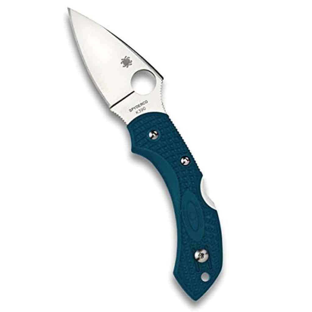 Test du couteau de poche Spyderco Dragonfly 2 bleu