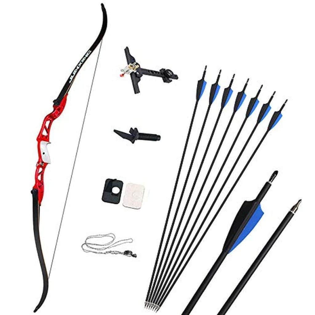 Test du ZSHJG 66" arc recourbé 24lbs en alliage d'aluminium